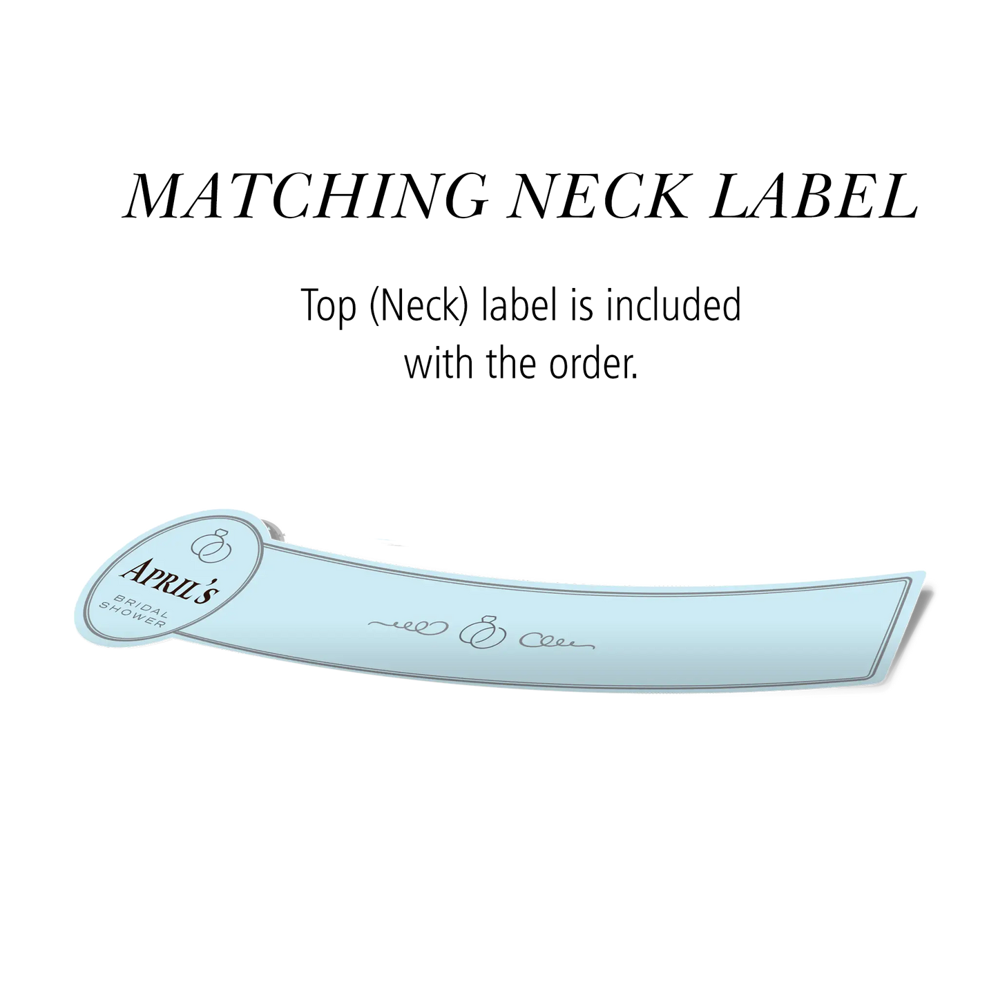 Custom Prosecco Label