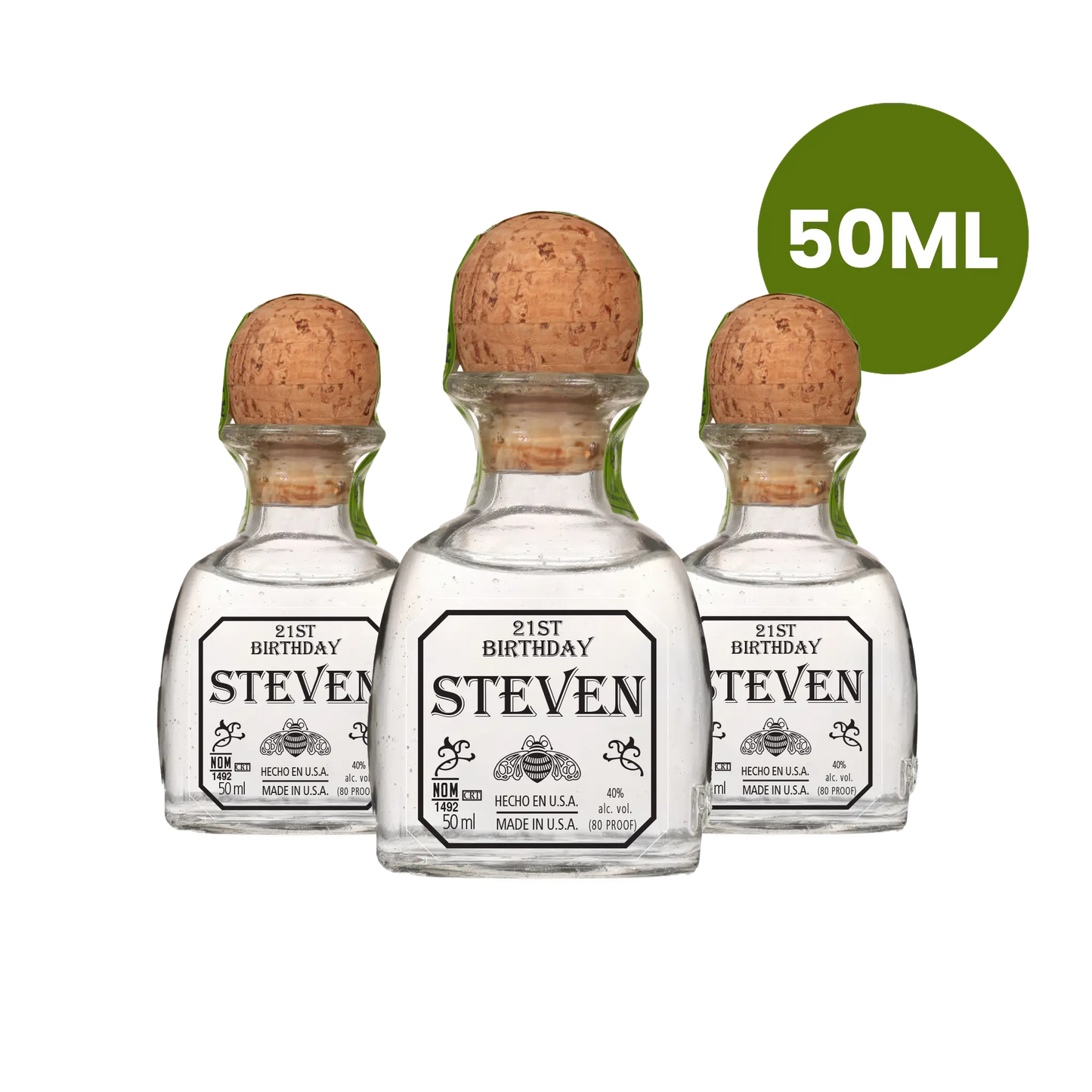 Custom Patron Tequila Mini Labels - 50ml