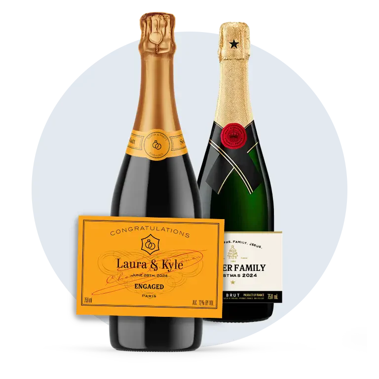 Customized Champagne Labels